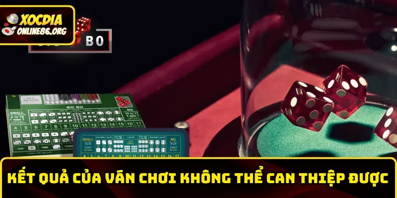 cong thuc xoc dia chan le deu an ket qua la ngau nhien Kết quả của ván chơi không thể can thiệp được